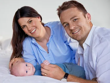 Sam and Harriet Cane’s baby bliss