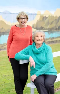 Longtime friends Sue and Bronwyn are off to the Commonwealth Games
