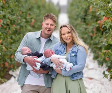Who do Melissa Rawson and Bryce Ruthven’s twin sons Levi and Tate look more like?