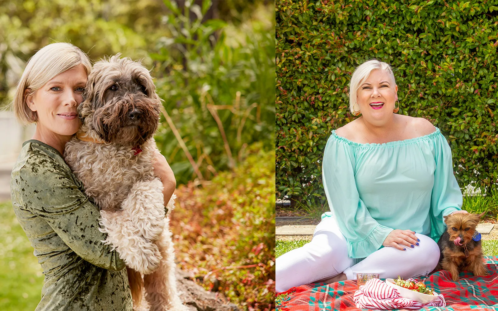 The stars and their furry friends