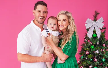TV sweethearts Zac and Erin share their Christmas plans with baby Harrison