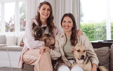 Bree Tomasel and partner Sophia’s little treasure ‘We’ve found our pawfect match’