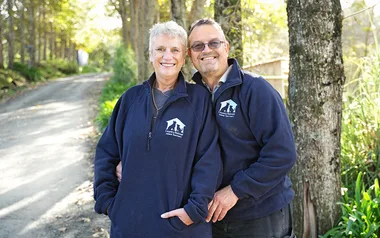 Meet Helen and Gavin Cook the two-legged stars of The Dog House NZ