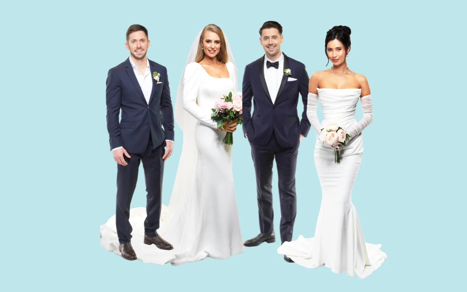 Who are the new brides and grooms on Married At First Sight Australia?