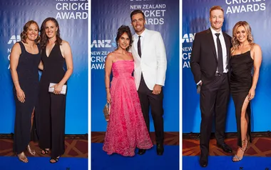 Kiwi cricketers glammed up for the New Zealand Cricket Awards