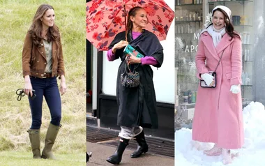Royals and celebrities wear Hunter gumboots 