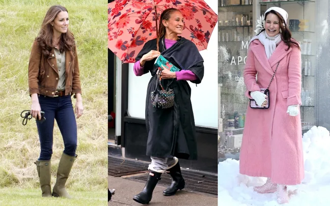 Royals and celebrities wear Hunter gumboots