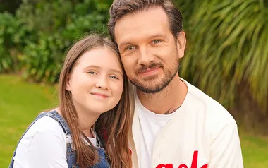 Shorty star Jaxin Hall’s double act with daughter Ruby