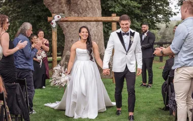 Black Fern star Tyla Nathan-Wong’s fairytale wedding