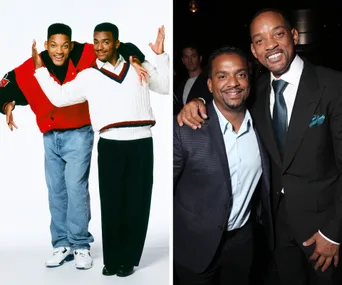 Famous co-stars, then and now