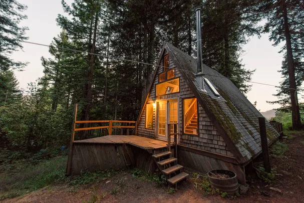Cabin in the redwoods