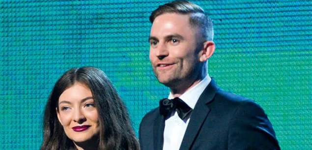 Lorde and Joel Little at the Emmys