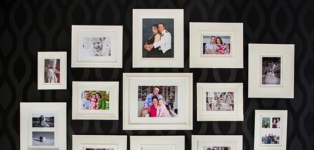 How to create a photo wall