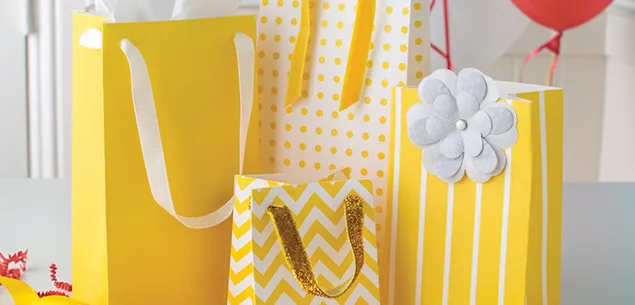 Make your own Christmas gift bags