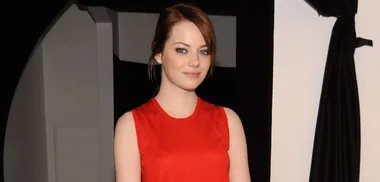 Red hot Emma Stone