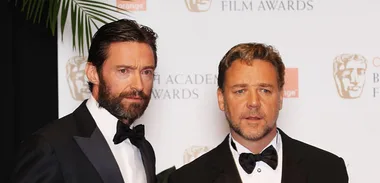 Hugh Jackman and Russell Crowe punch-up