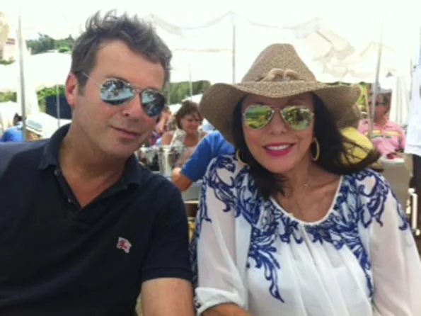 julian clary, joan collins, st tropez, twitter