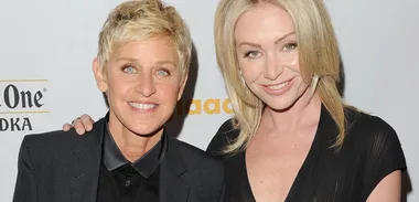 Portia de Rossi and Ellen DeGeneres
