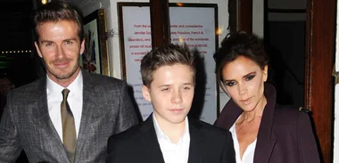 Posh and Becks head back to London