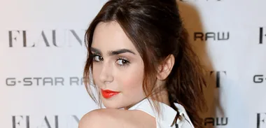 Lily Collins attacked Prince Charles with a phone