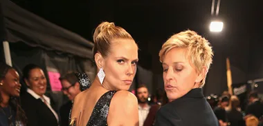 Heidi Klum and Ellen DeGeneres.