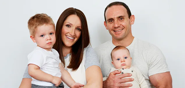 Lance Hohaia and family