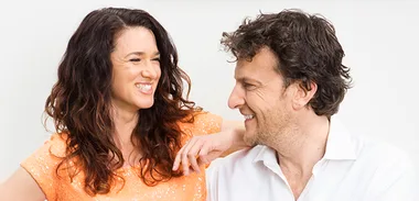 Oliver Driver and Julia Deans