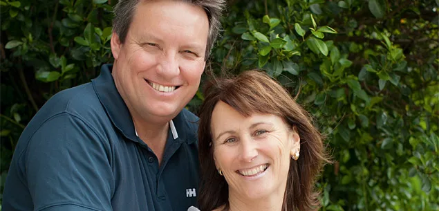 Martin Sneddon and his wife Annie