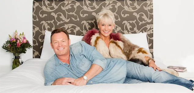 Ali Campbell and wife Julie