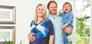 Josh Kronfeld and family