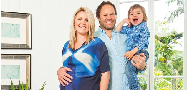 Josh Kronfeld and family