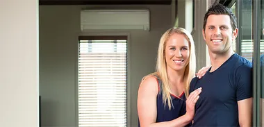 Laura Langman and partner Adrian