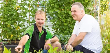Simon and gardener Ken
