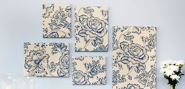 Fabric wall art