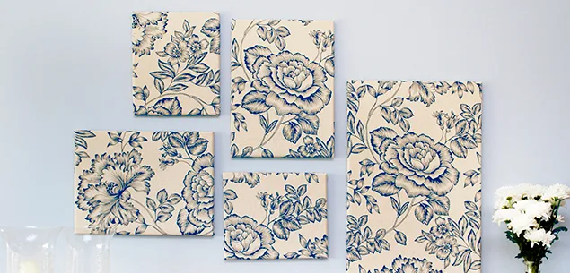 Fabric wall art
