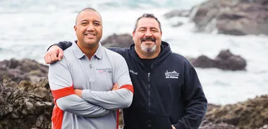 Sea survivors’ incredible bond