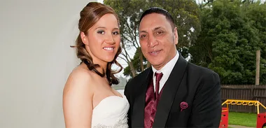 Bride's winning gown