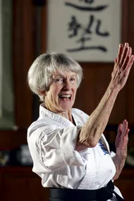Gutsy grandma gets her kicks