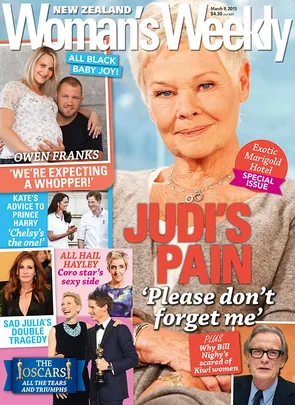Judi Dench's fear of being forgotten