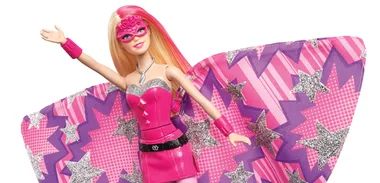 Barbie as superhero Kara