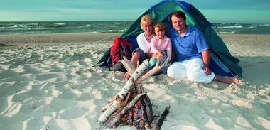 Camp site payment in advance?