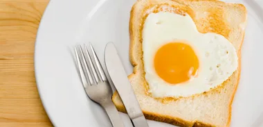 Genuine free range eggs and chicken - eggs on toast