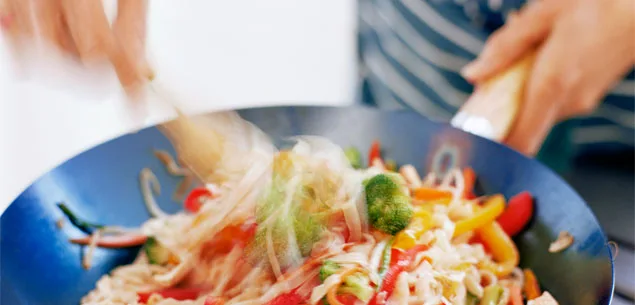 A gas stove or induction cooking?
