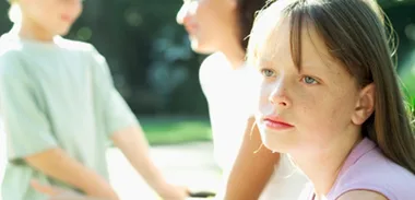 When children are embarrassed of their siblings