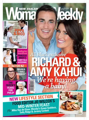 Richard and Amy Kahui: We're having a baby