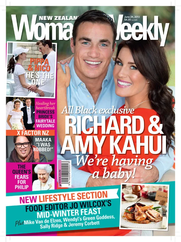 Richard and Amy Kahui: We're having a baby