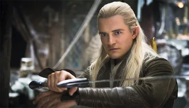 Scene from The Hobbit: The Desolation of Smaug.