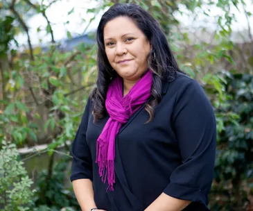 Winner of the 2015 Lesley Pearse Women of Courage Award, Amy Burke,