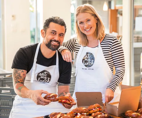 Our Food Editor Nici Wickes puts her culinary skills to good use with a philanthropic group of Kiwis at Eat My Lunch.