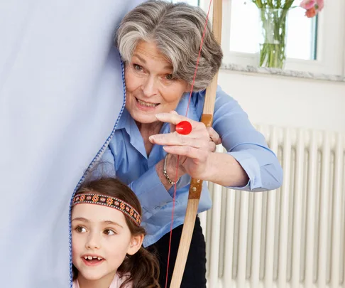 The modern granny may end up lumbered with unpaid childcare… but at least she gets to sow a little mischief while she’s at it .